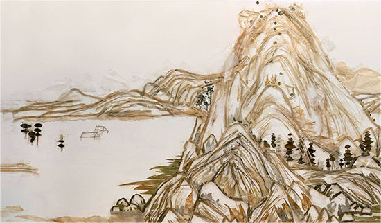 318,318艺术,当代艺术,徐冰,《背后的故事：富春山居图》